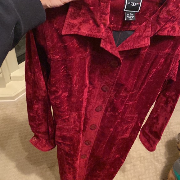 Vintage GUESS BoHo GORGEOUS Velvet Duster - Picture 4 of 7